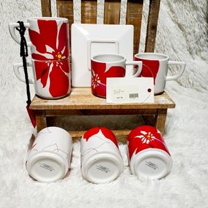 Dept. 56 Espresso/Coffee Cups and Cookie plate